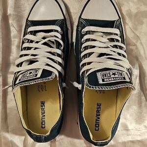 Converse Navy and White Lace-Up Sneakers